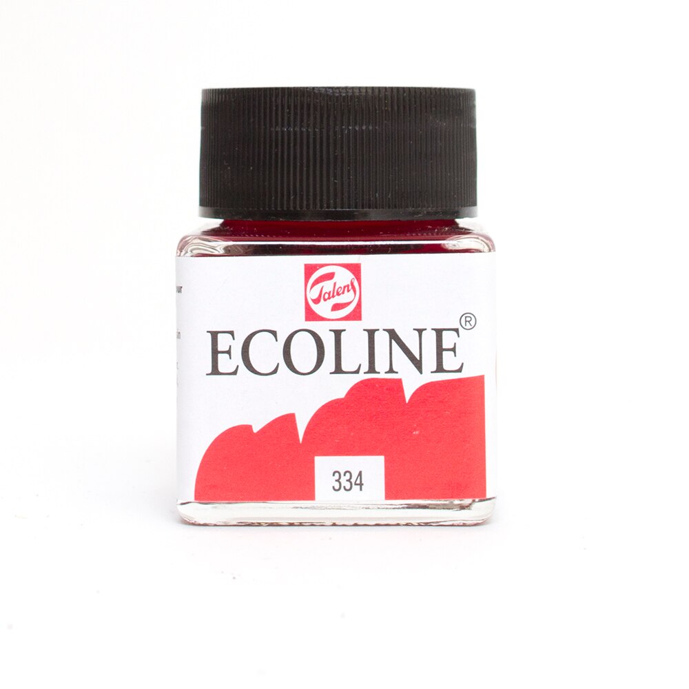 Ecoline, Liquid, Watercolor, 30ml, Jar, Scarlet